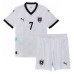 Maillot de foot L'Autriche Marko Arnautovic #7 Extérieur vêtements enfant Europe 2024 Manches Courtes (+ pantalon court)